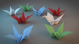 Origami Free Wallpaper