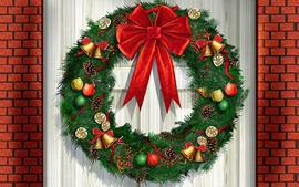 Christmas Wreaths Free Wallpapers