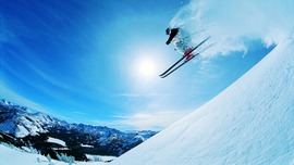 Skiing HD Wallpaper