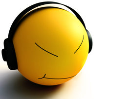 Smiley Listen Music