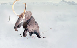 Big Ice Age Mammoth