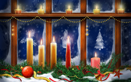 Christmas Lighting Candles