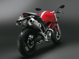 Ducati Monster 696 Red Rear