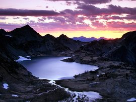 Sunrise Upper Ice Lake Basin