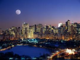 Moonrise Over Manhattan