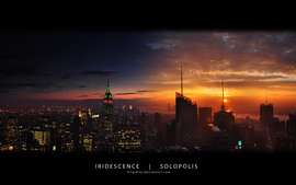 New York Empire State Panorama