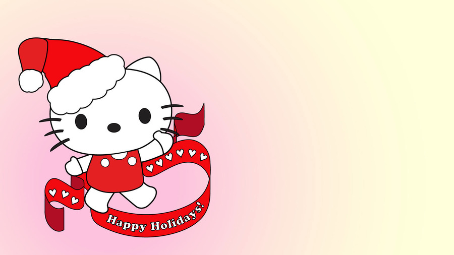 Happy Holidays Hello Kitty