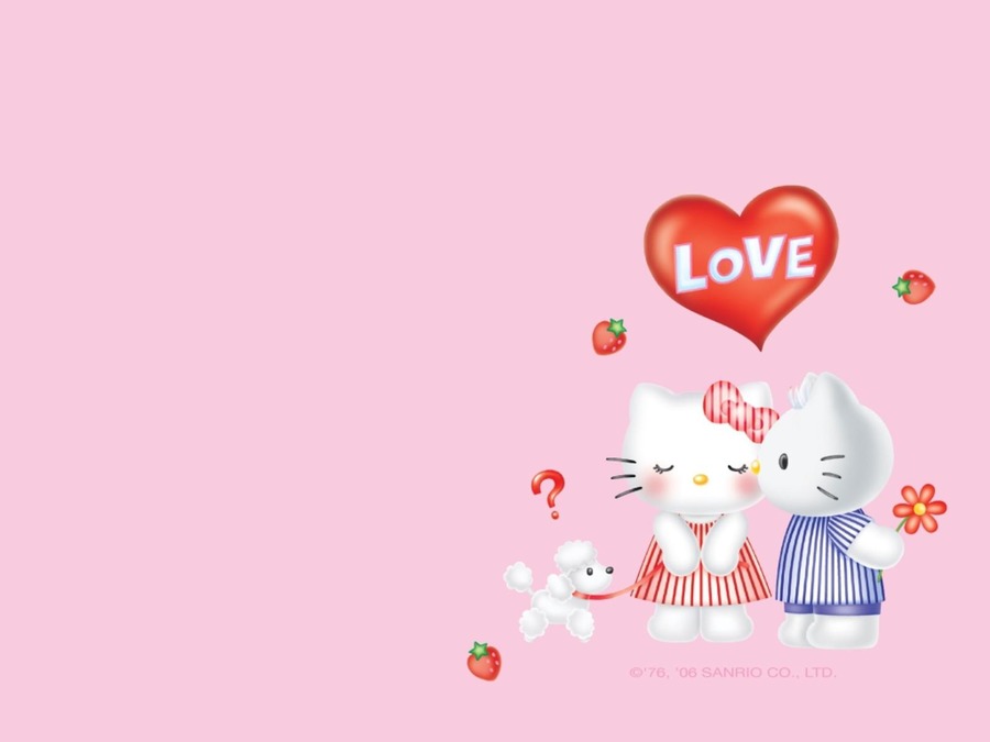 Hello Kitty Characters Background