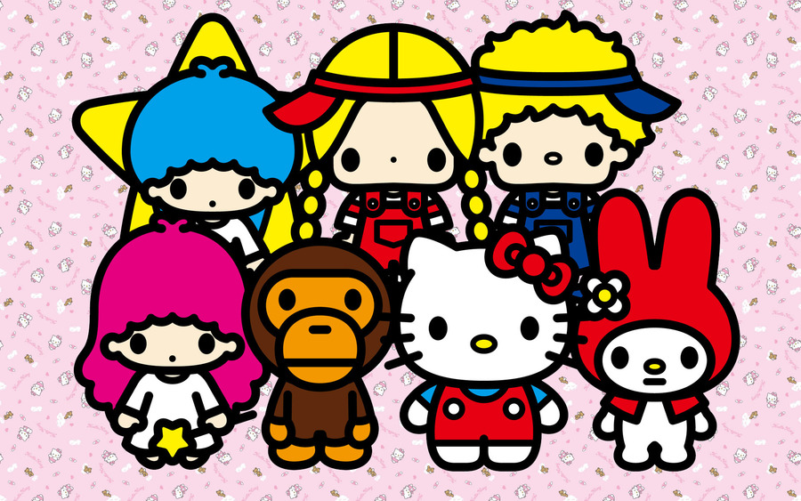 Hello Kitty Characters Wallpaper