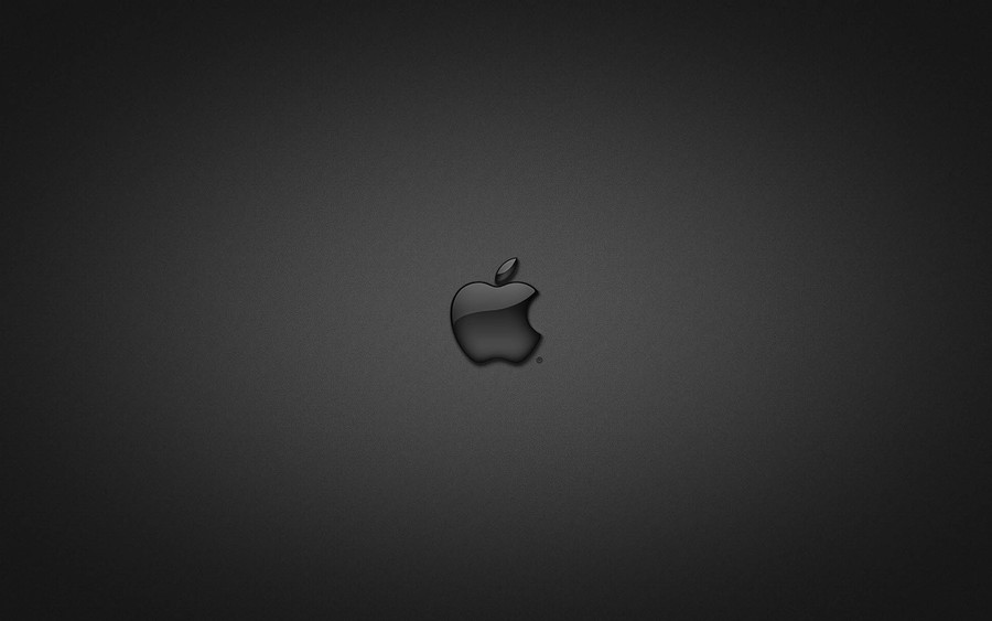 Apple In Glass Black