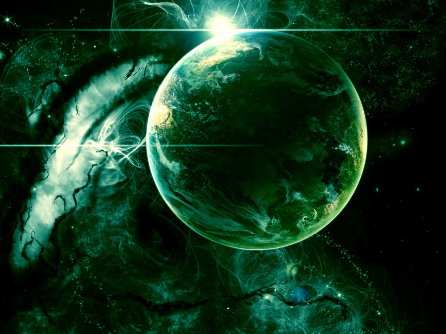 Green Universe - Wallpaper, High Definition, High Quality, Widescreen