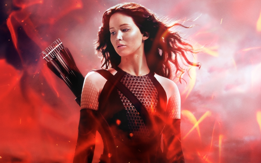 Katniss In The Hunger Games Catching Fire