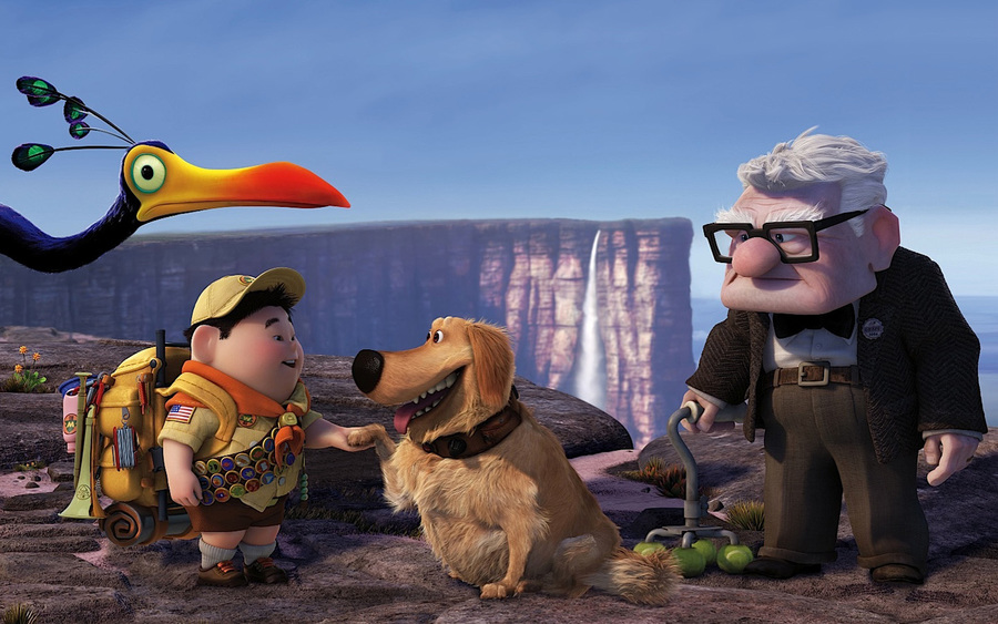 Russell Dug Carl Fredricksen In Pixars Up