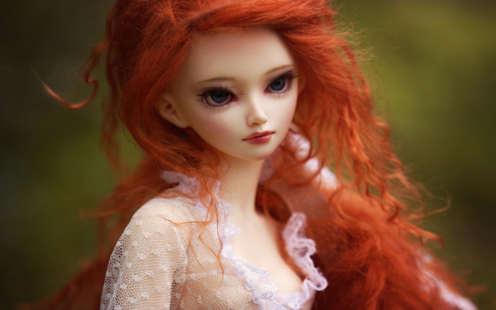 red hair brown eyes doll