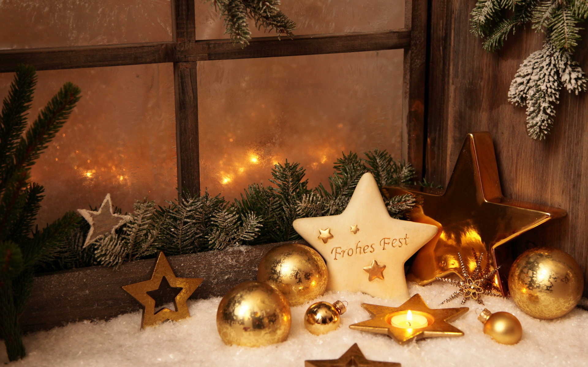 Christmas Decorations WideScreen - Wallpaper, High Definition, High Quality, Widescreen