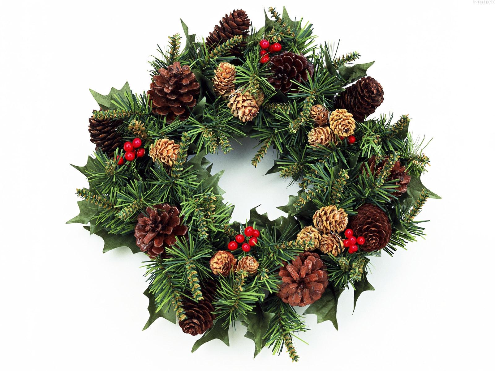 Christmas Wreaths Wallpaper - Wallpaper, High Definition, High Quality