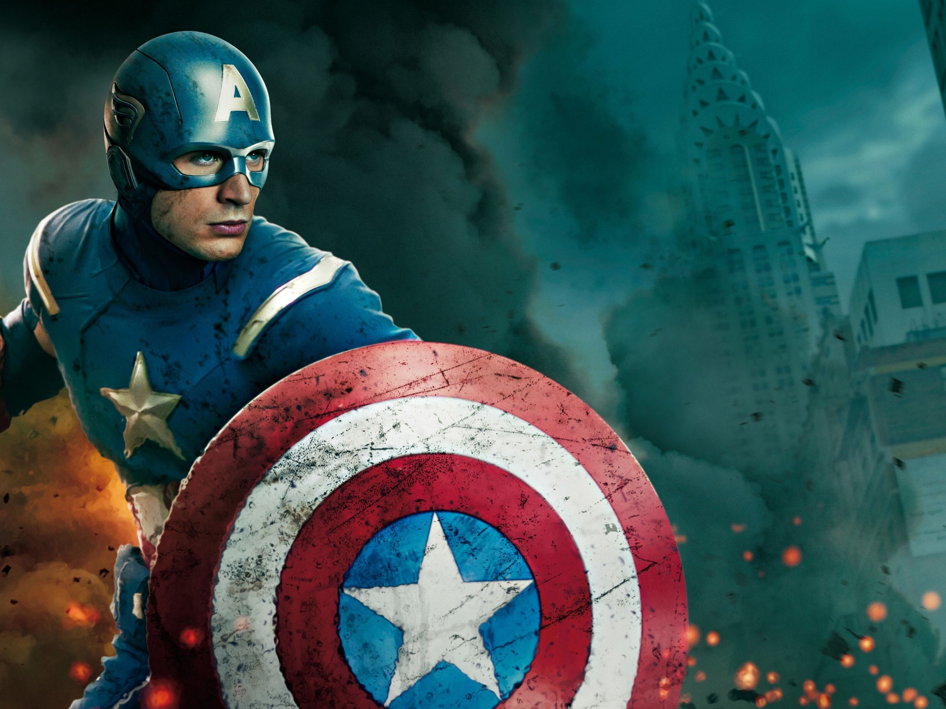 Captain America Chris Evans  Wallpaper, High Definition, High Quality 