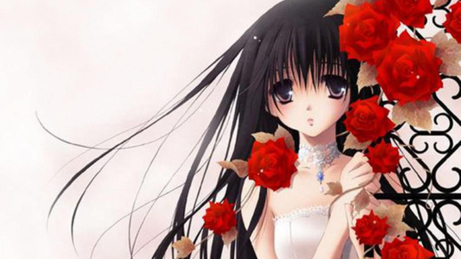 Roses Anime - Wallpaper, High Definition, High Quality, Widescreen