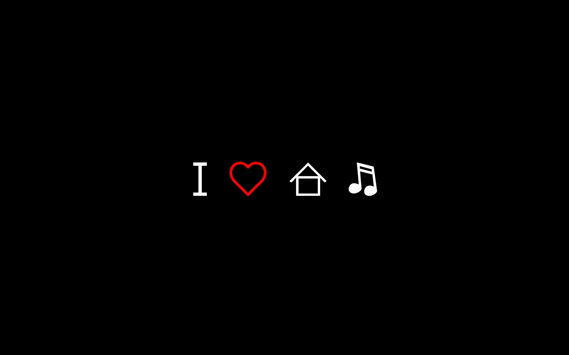 I Love House Music - Wallpaper, High Definition, High Quality, Widescreen