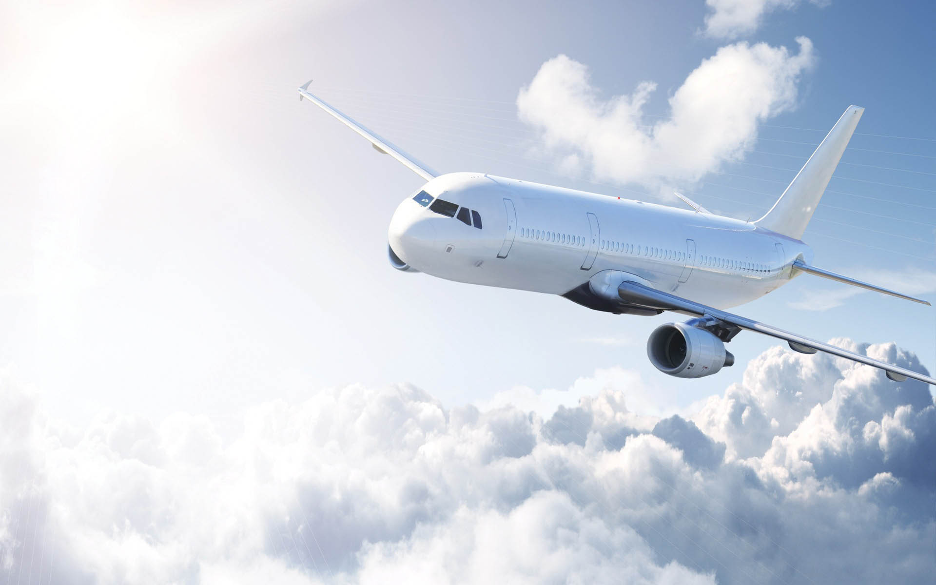 White Plane Wallpaper High Definition High Quality Widescreen