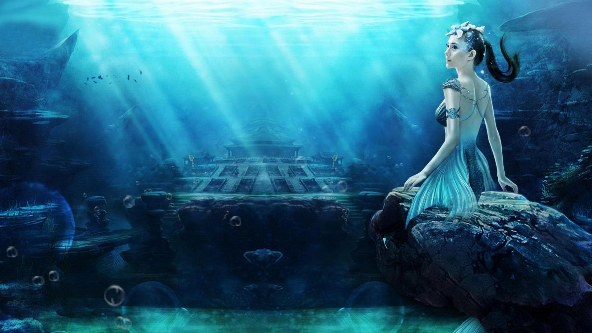 Mermaid Backgrounds  Wallpaper, High Definition, High Quality 