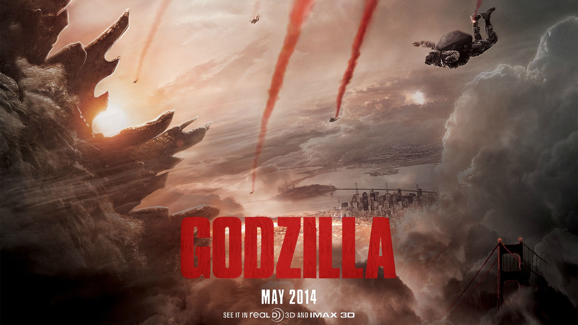 Godzilla (2014) - Wallpaper, High Definition, High Quality, Widescreen