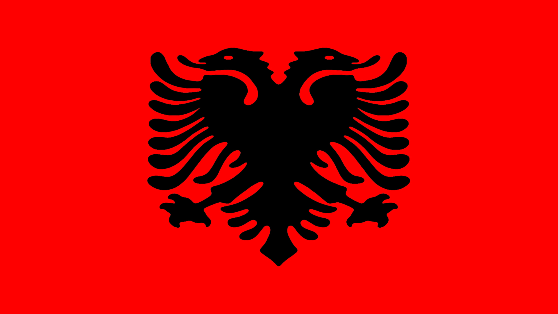 Albania Flag. 