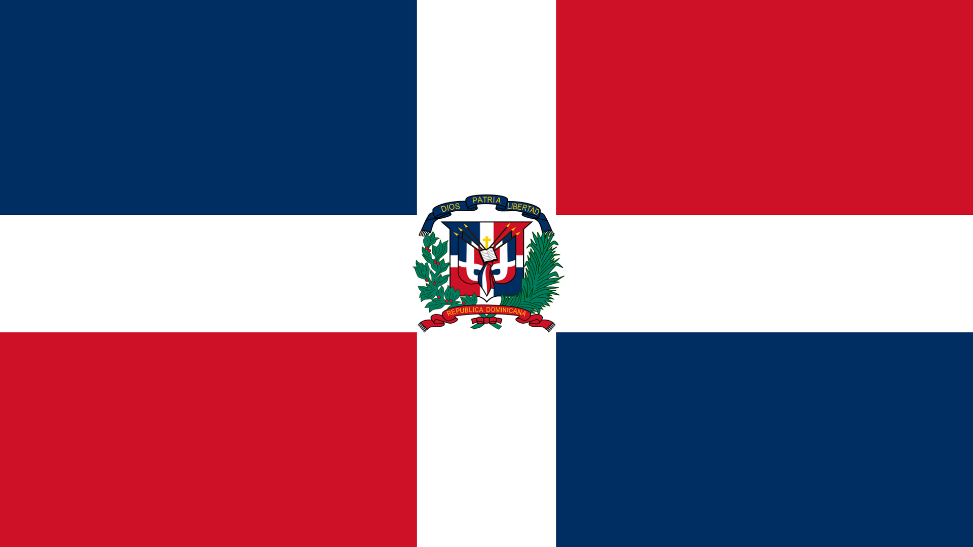 Dominican Republic Flag Printable