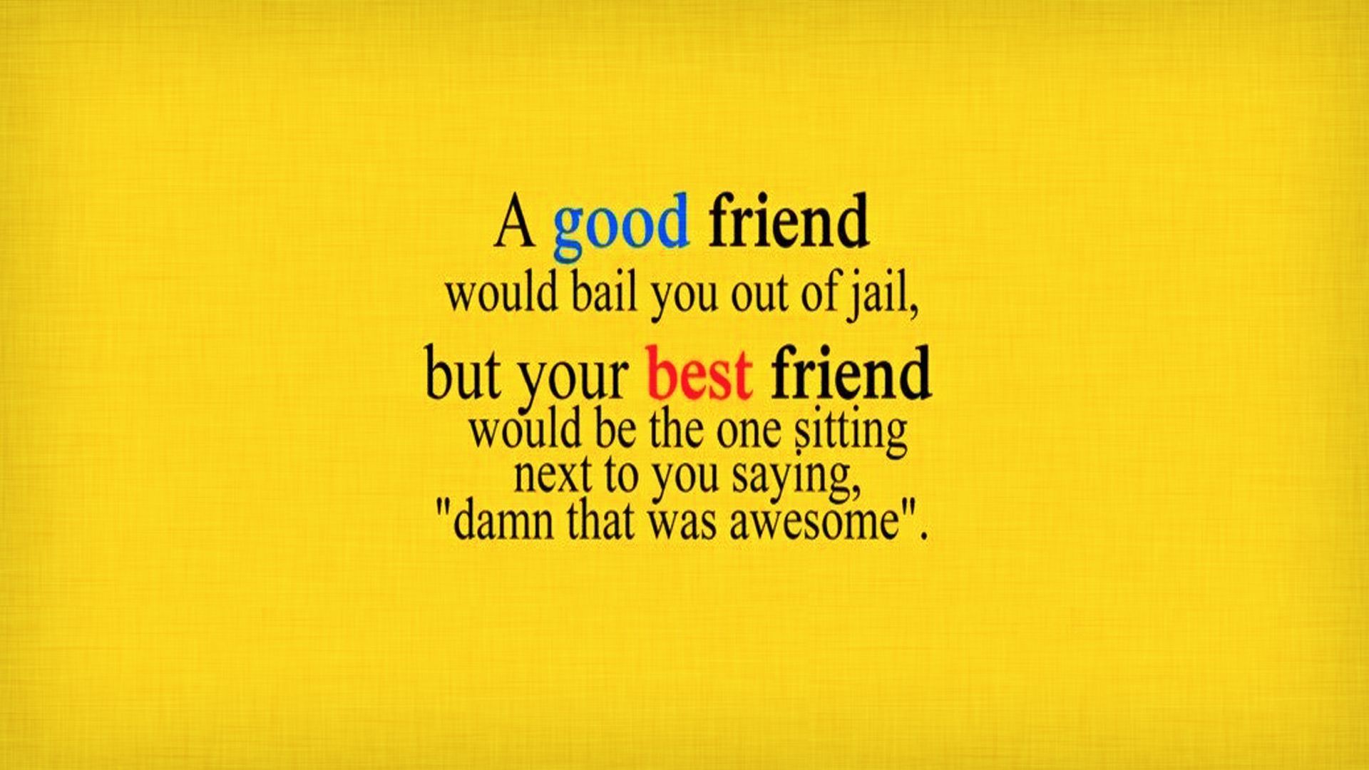 a good friend definition