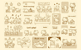Hello Kitty Characters Funny