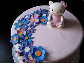 Lovely Hello Kitty Cake