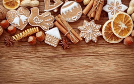 Christmas Cookies Free Desktop Wallpaper