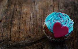 Love Heart Cupcake