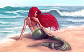 Mermaid Wide Wallpaper