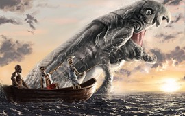 Ocean Monster Desktop Wallpaper