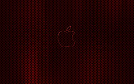 Apple Dark Red Glow