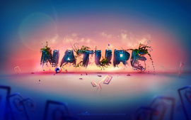 Nature Typography