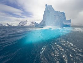 Blue Tall Iceberg