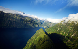 Fjord In New Zealand