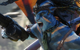 Jake Sully In War Avatar Movie