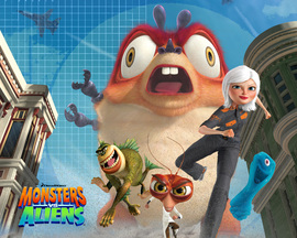 Monsters Vs Alines Movie Wallpaper