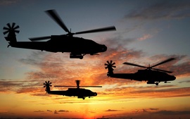 Boeing Apache Attack Helicopters