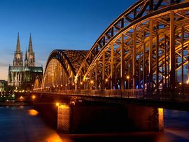 Cathedral Hohenzollern Bridge Germany