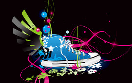Colorful Vector ShoeWide