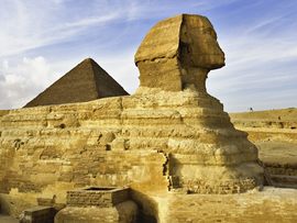 The Sphinx Near Cairo Egypt