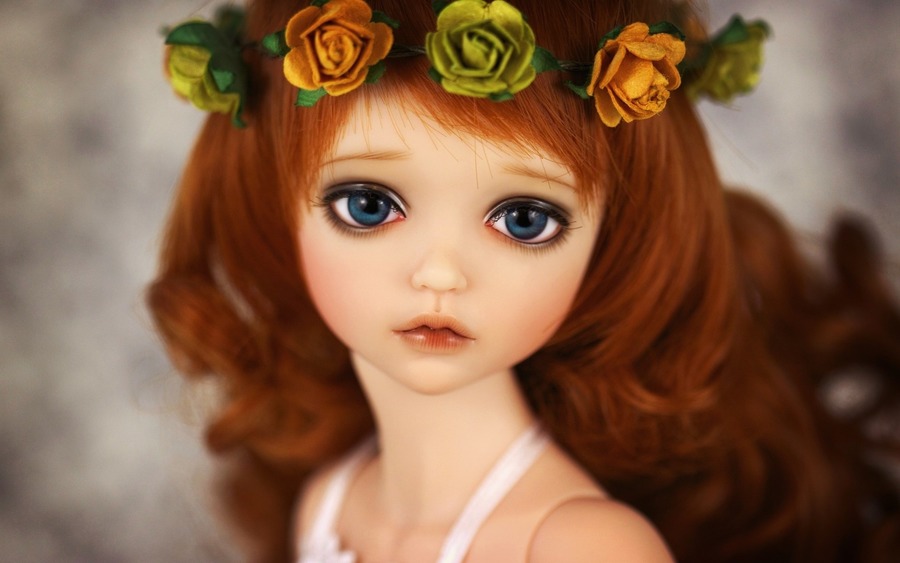 Doll Flower Crown Background