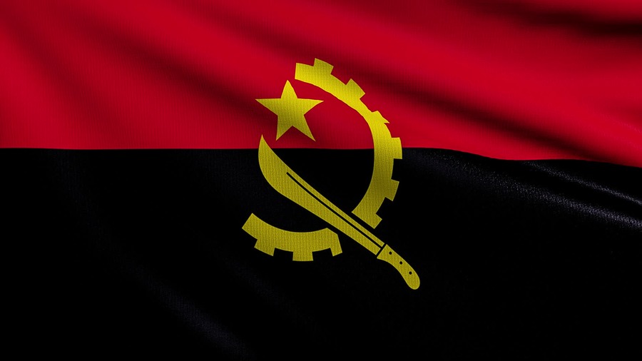 Angola Flag Flag