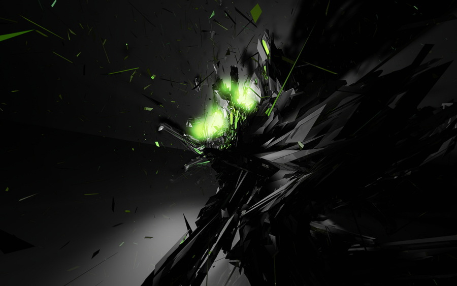 Dark Explode Abstract