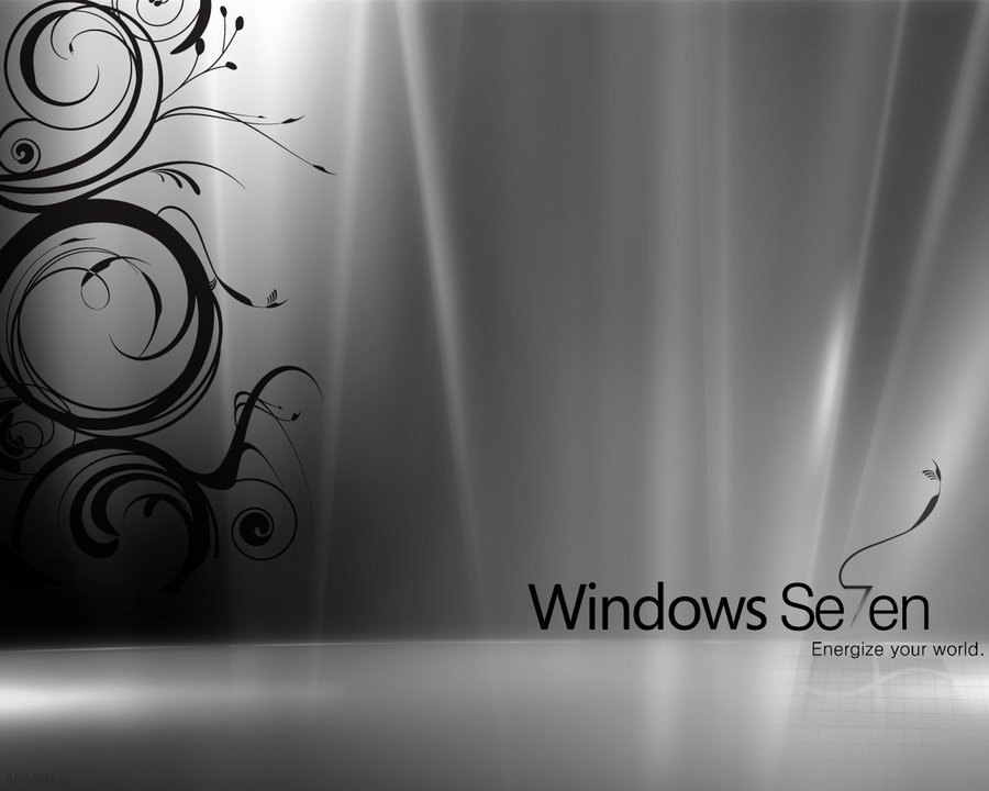 Windows 7 Black White