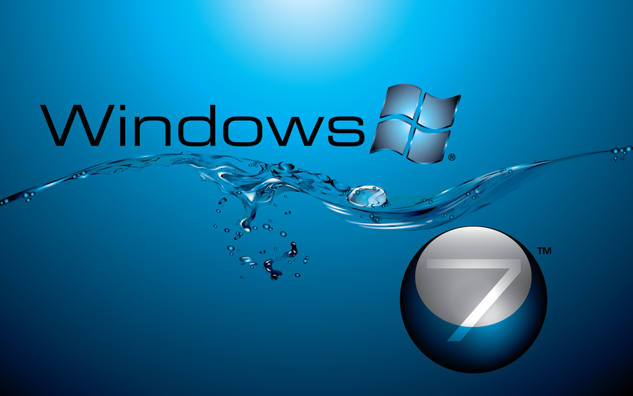 Windows 7 In Water Flow